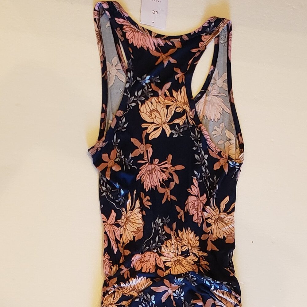 Mini Ruched Racer Back Dress - Picture 6 of 7